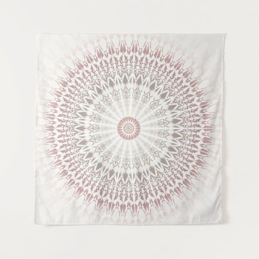 Cream Tan Neutrals Mandala Wandkleed (Voorkant (horizontaal))