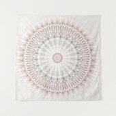 Cream Tan Neutrals Mandala Wandkleed (Voorkant)