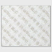 Cream Tan White Plaid Stripes Christmas   Cadeaupapier (Vlak)