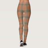 Cream Tartan Leggings (Achterkant)