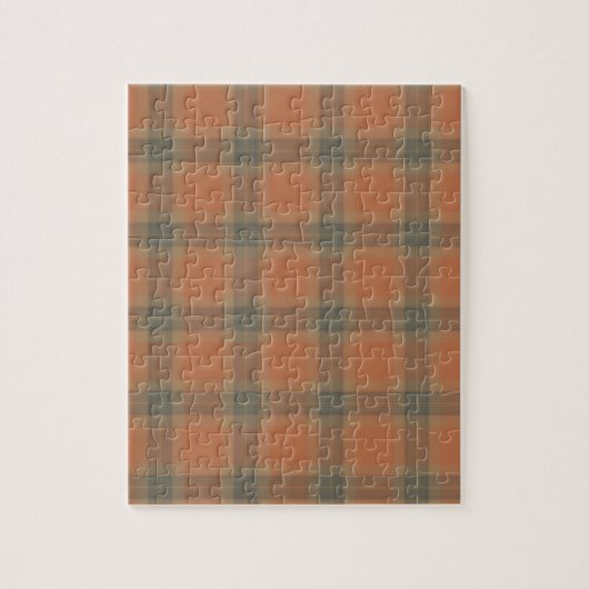Cream Tartan Puzzle Legpuzzel (Verticaal)