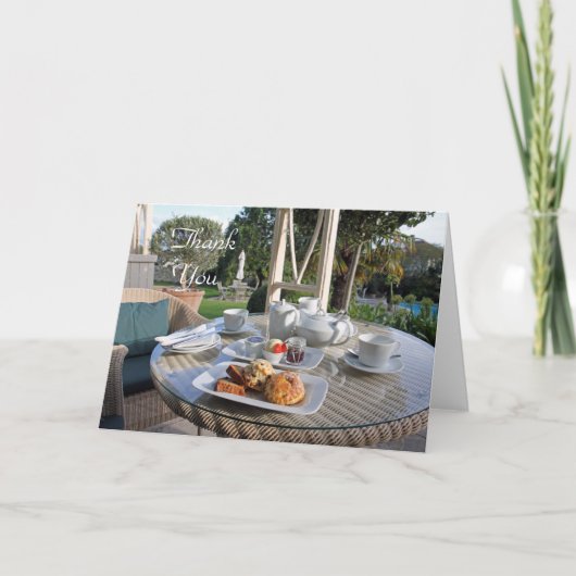 Cream thee bedankkaart (Voorkant)