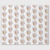Cream to My Coffee Love Gift Wrapping Paper Cadeaupapier (Vlak)
