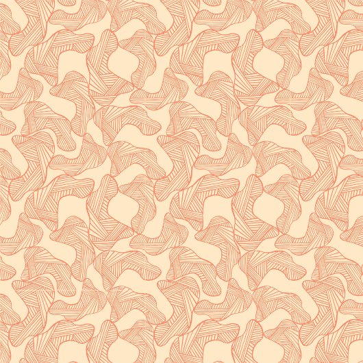 Cream Twist Pattern Gift wrappers Inpakpapier Vel