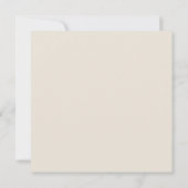 Cream uitgesteld bruiloft update aankondiging (Achterkant)