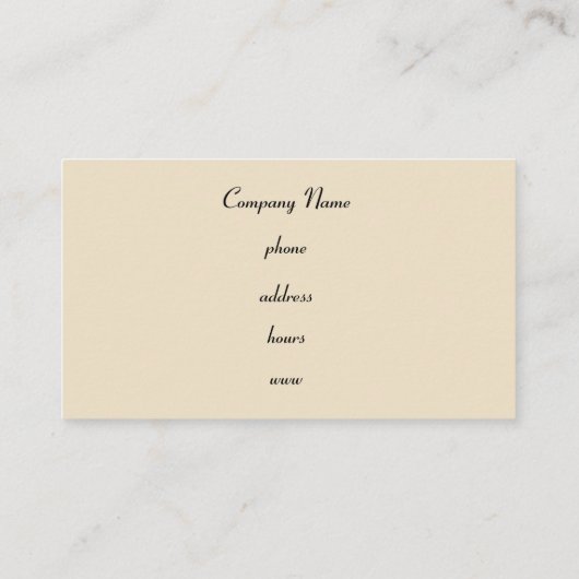  Cream Visitekaartje (Achterkant)