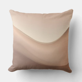 Cream Waves AI art Kussen