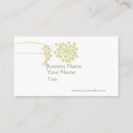 Cream White Professional Minimalist Modern Elegant Visitekaartje