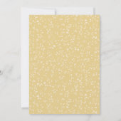 Cream White Roses Geometric Gold Geometric Kaart (Achterkant)