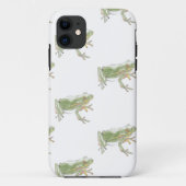 Cream White Sage Green Waterverf Frog Pattern Case-Mate iPhone Case (Achterkant)