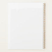 Cream White Sage Green Waterverf Frog Pattern Planner (Achterkant)