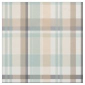 Cream, wit, blauw, bruin, spelvormig stof (Swatch)