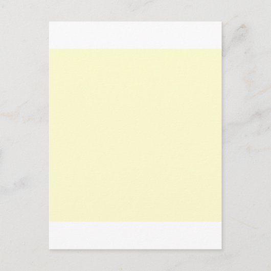 Cream Yellow Briefkaart (Voorkant)