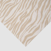 Cream Zebra Print Tissuepapier (Detail)