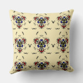 Cream Zen Mandala" Kussen (Achterkant)