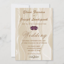 Cream Zijde & Hart Pareltjes Bruiloft