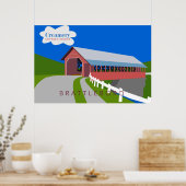 Creamery covered bridge Poster (Keuken)