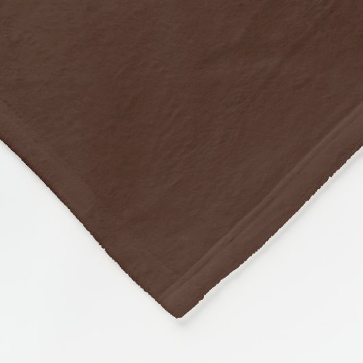 Creami Chocolade Una Quadrata Modern Patroon Fleece Deken (Hoek)