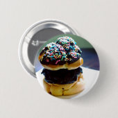 Creampuff-toets Ronde Button 5,7 Cm (Voorkant /achterkant)