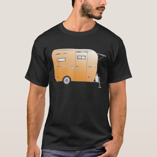 "Creamsicle": de treinaanhangwagen voor de Boler T-shirt (Voorkant)