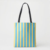 Creamsicle Green Striped Tote Bag (Voorkant)