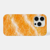 Creamsicle Marble with Ivory Swirls & Gold Veining iPhone Hoesje (Achterkant horizontaal)