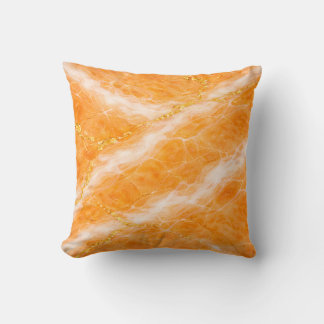 Creamsicle-marmer met ivoorkleurige wervelingen & kussen