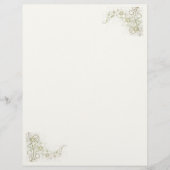 Creamy Beige Stationery (Voorkant)