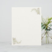 Creamy Beige Stationery (Staand voorkant)