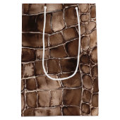 Creamy Brown Chocolate Snoep Verjaardag Medium Cadeauzakje (Achterkant)