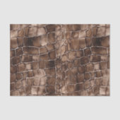 Creamy Brown Chocolate Snoep Verjaardag Tissuepapier (Voorkant)