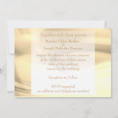 Creamy Calla Lily Wedding Rings Kaart (Achterkant)