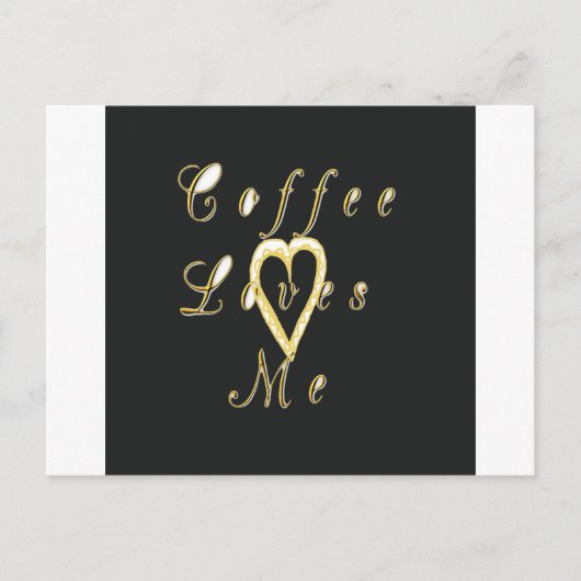 Creamy Coffee Lovers Design Briefkaart (Voorkant)