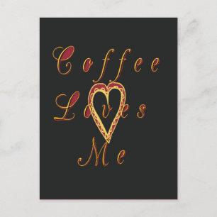 Creamy Coffee Lovers Design Briefkaart