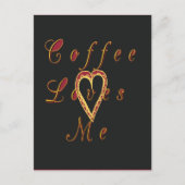 Creamy Coffee Lovers Design Briefkaart (Voorkant)