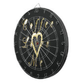 Creamy Coffee Lovers Design Dartbord (Voorkant Rechts)