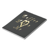 Creamy Coffee Lovers Design Notitieblok (Linkerzijde)