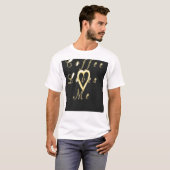 Creamy Coffee Lovers Design T-shirt (Voorkant volledig)