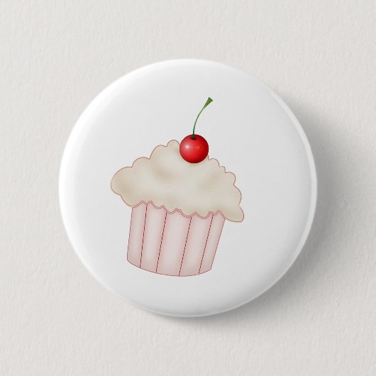 Creamy Cupcake Ronde Button 5,7 Cm (Voorkant)