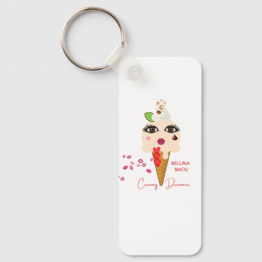 Creamy Dreamies Bellina Bacio Sleutelhanger (Voorkant)