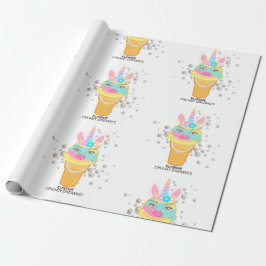 Creamy Dreamies Birthday Wrapping Paper Cadeaupapier