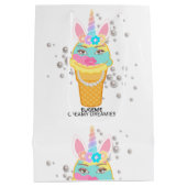 Creamy Dreamies Birthday Wrapping Paper Medium Cadeauzakje (Achterkant)