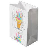 Creamy Dreamies Birthday Wrapping Paper Medium Cadeauzakje (Achterkant Gekanteld)