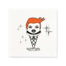Creamy Dreamies Goth Gail drink servetten 