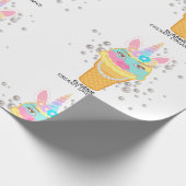 Creamy Dreamies verjaardagsverpakkings papier (Hoek)