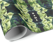 Creamy Foxglove Bloemen gepersonaliseerd Cadeaupapier (Rol Hoek)