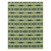 Creamy Foxglove Flower Abstract Pattern Tafelkleed (Voorkant)