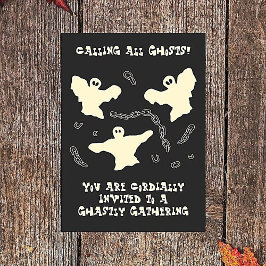 Creamy Ghosts - Halloween Party. Kaart