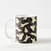 Creamy Ghosts - Halloween patroon. Koffiemok (Links)