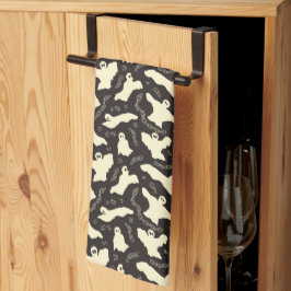 Creamy Ghosts - Halloween patroon. Theedoek